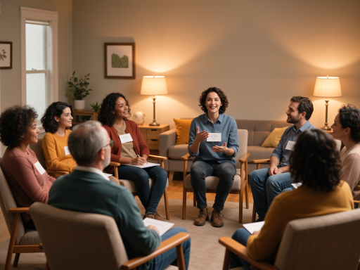 圆桌讨论环节,五位嘉宾围坐讨论,背景显示会议标识,参会者在旁听